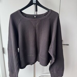 R 13 Charcoal Knit Top